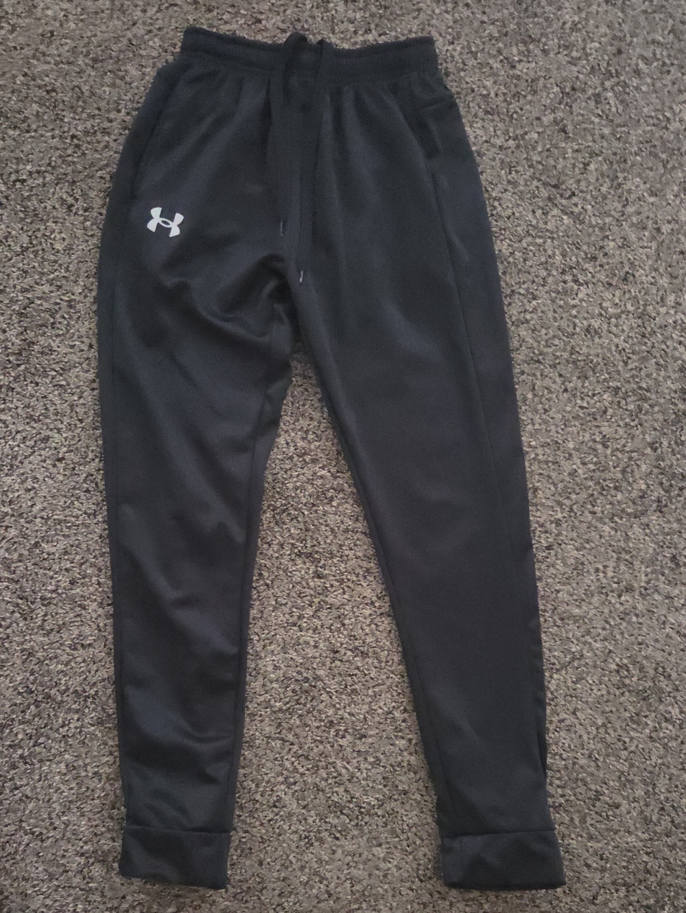 Under Armour Black Kids' Fleece-Lined Joggers with Logo